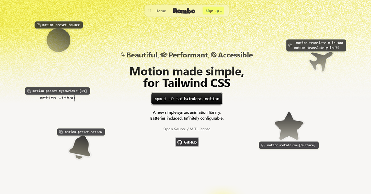 Tailwindcss Motion